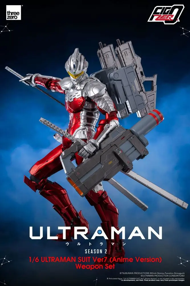 Ultraman FigZero 1/6 Ultraman Suit Ver 7 (Anime Version) Weapon Set termékfotó