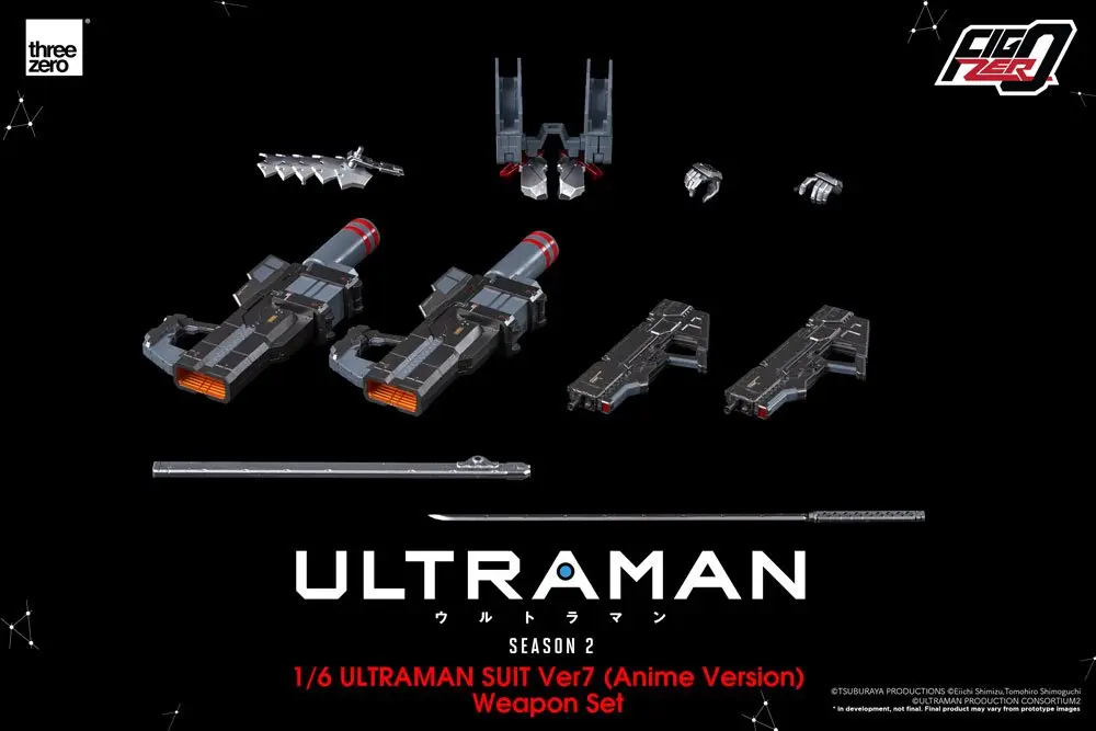 Ultraman FigZero 1/6 Ultraman Suit Ver 7 (Anime Version) Weapon Set termékfotó