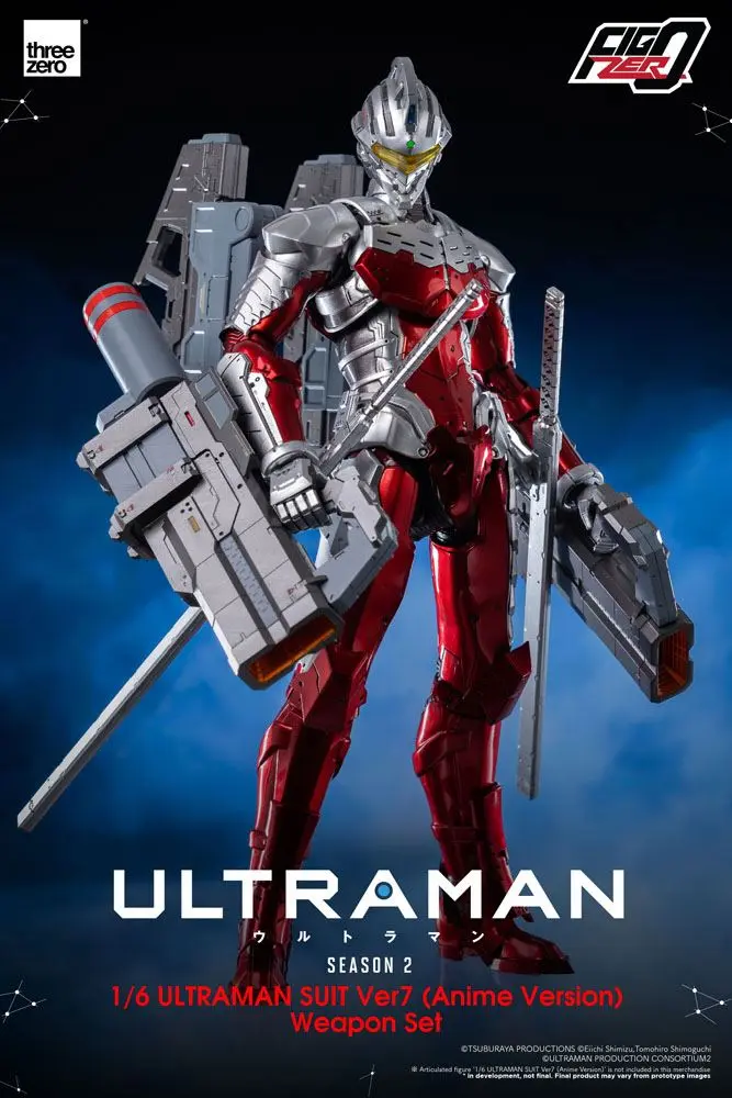 Ultraman FigZero 1/6 Ultraman Suit Ver 7 (Anime Version) Weapon Set termékfotó