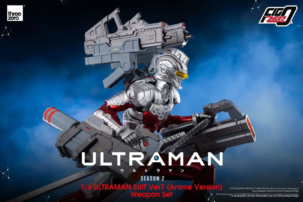 Ultraman FigZero 1/6 Ultraman Suit Ver 7 (Anime Version) Weapon Set termékfotó