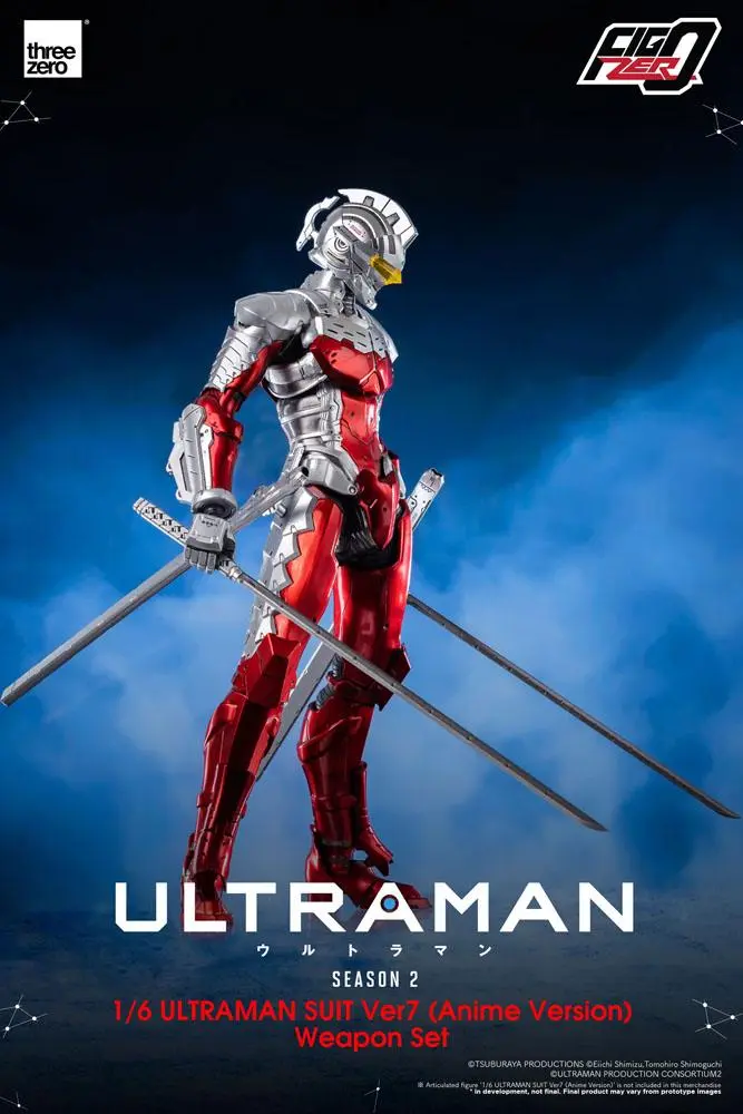 Ultraman FigZero 1/6 Ultraman Suit Ver 7 (Anime Version) Weapon Set termékfotó