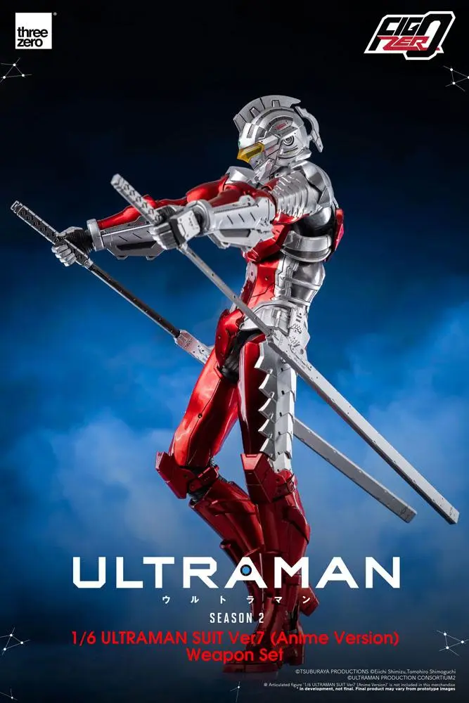 Ultraman FigZero 1/6 Ultraman Suit Ver 7 (Anime Version) Weapon Set termékfotó