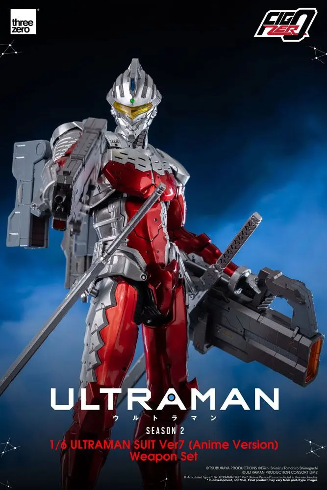 Ultraman FigZero 1/6 Ultraman Suit Ver 7 (Anime Version) Weapon Set termékfotó
