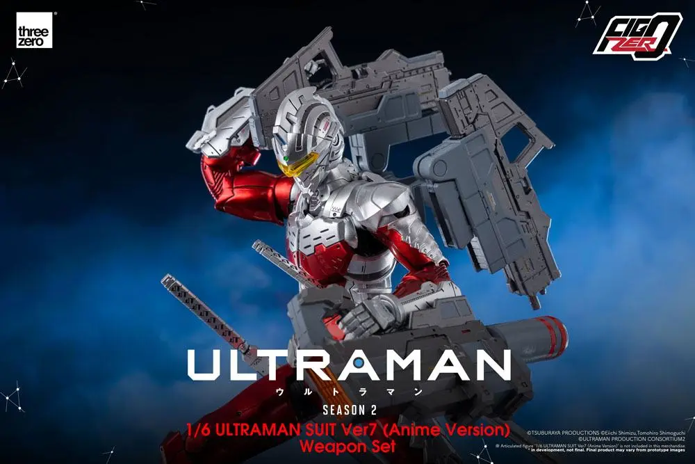 Ultraman FigZero 1/6 Ultraman Suit Ver 7 (Anime Version) Weapon Set termékfotó