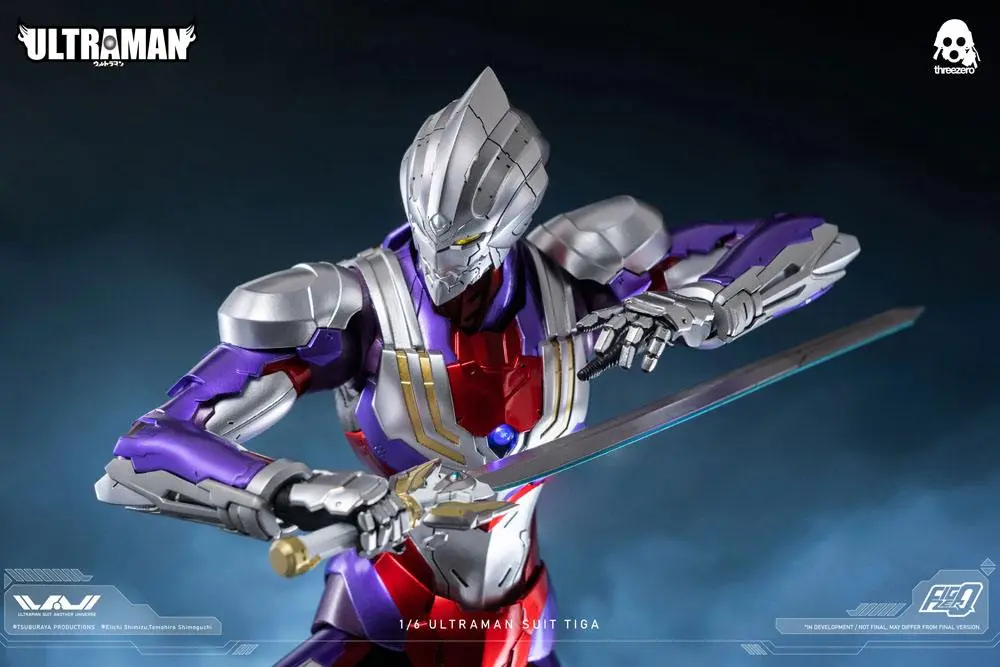 Ultraman FigZero akciófigura 1/6 Ultraman Suit Tiga 32 cm termékfotó