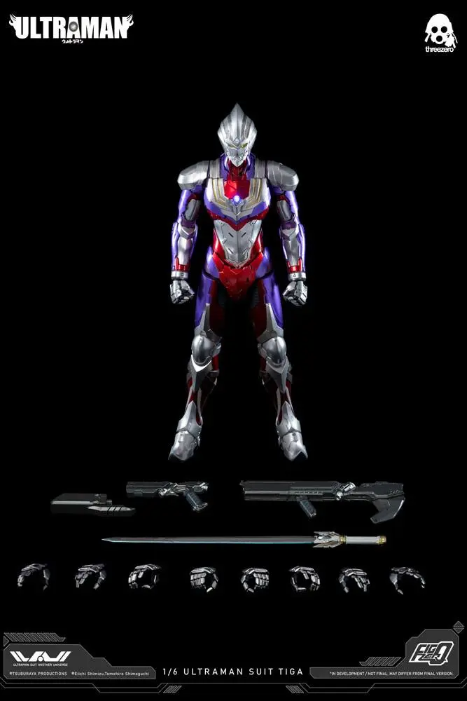 Ultraman FigZero akciófigura 1/6 Ultraman Suit Tiga 32 cm termékfotó