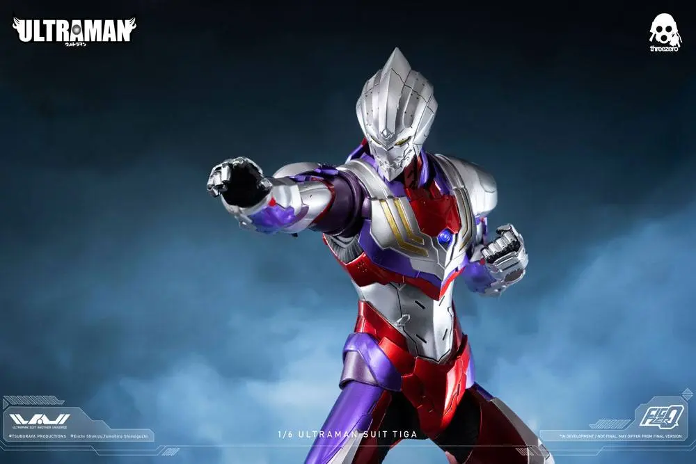 Ultraman FigZero akciófigura 1/6 Ultraman Suit Tiga 32 cm termékfotó