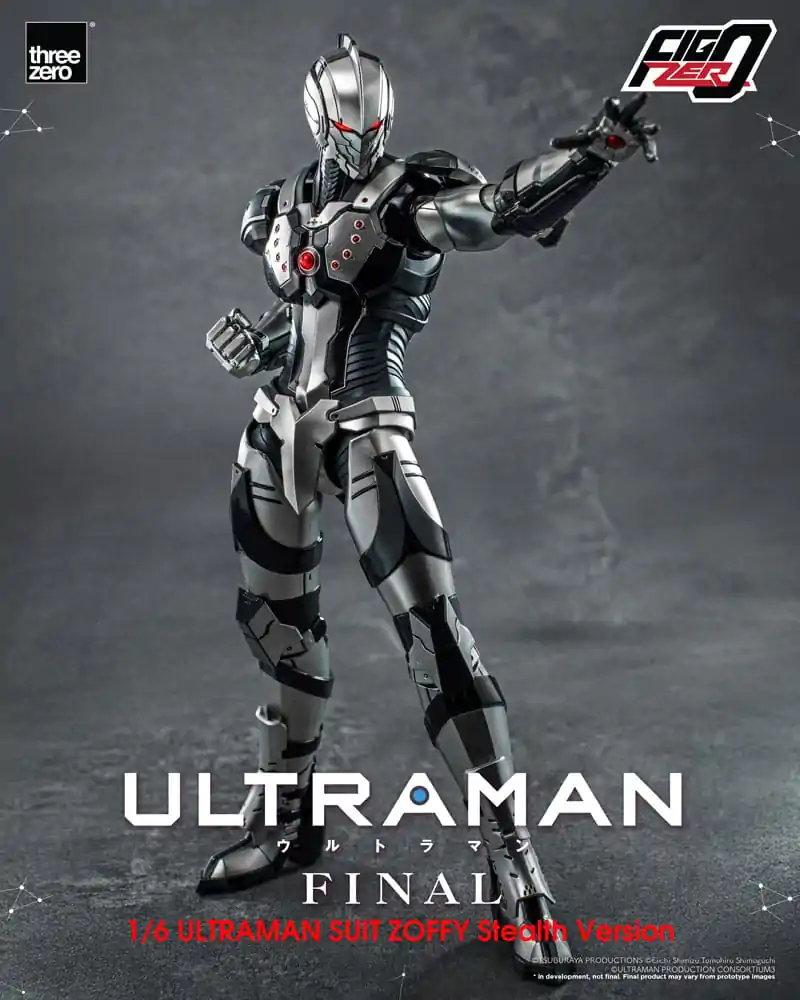 Ultraman Final FigZero 1/6 Ultraman Suit Zoffy Stealth Version akciófigura 30 cm termékfotó