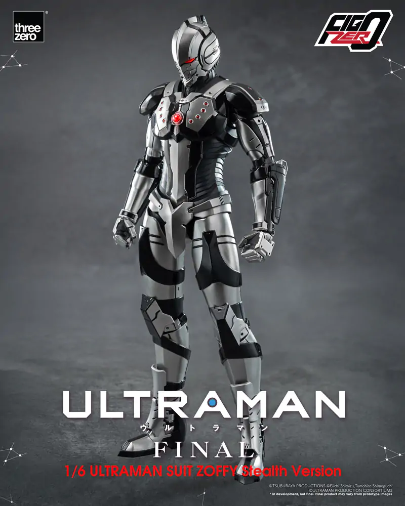 Ultraman Final FigZero 1/6 Ultraman Suit Zoffy Stealth Version akciófigura 30 cm termékfotó