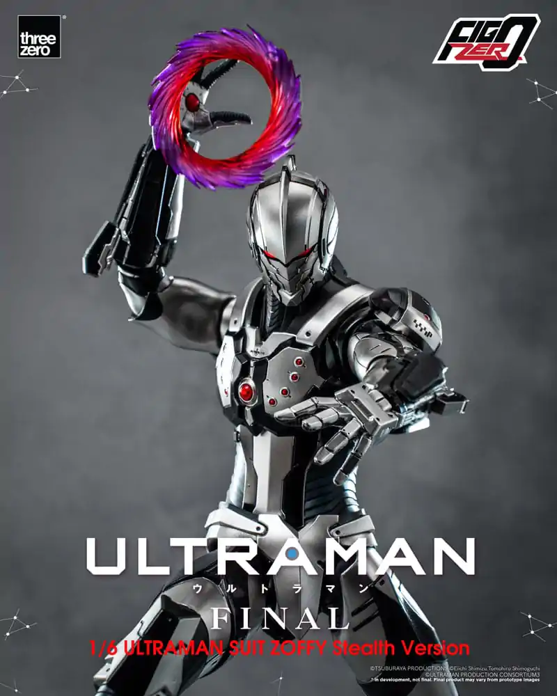 Ultraman Final FigZero 1/6 Ultraman Suit Zoffy Stealth Version akciófigura 30 cm termékfotó