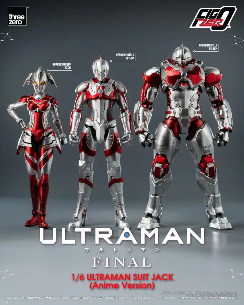 Ultraman Final FigZero akciófigura 1/6 Ultraman Suit Jack Anime Version 35 cm termékfotó