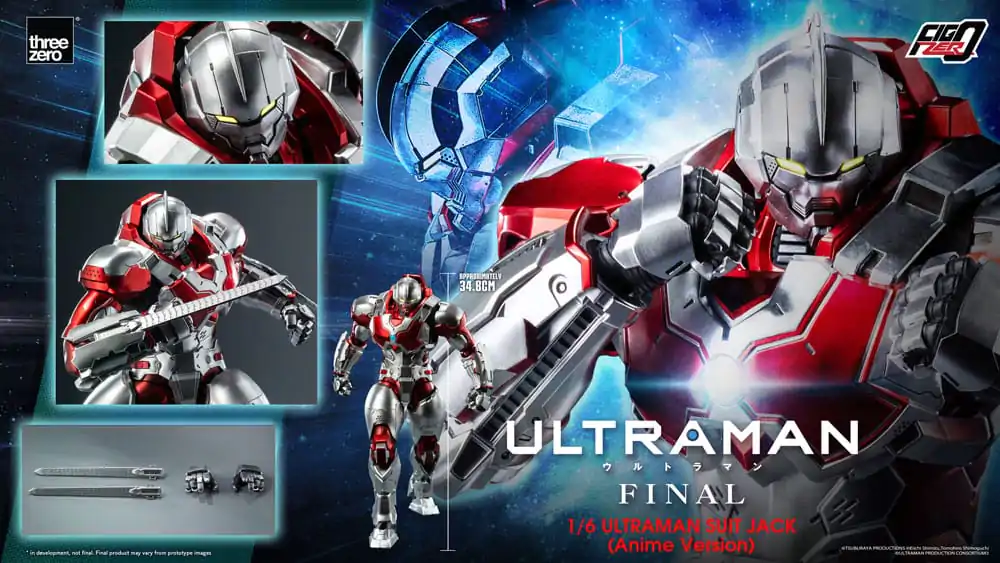 Ultraman Final FigZero akciófigura 1/6 Ultraman Suit Jack Anime Version 35 cm termékfotó