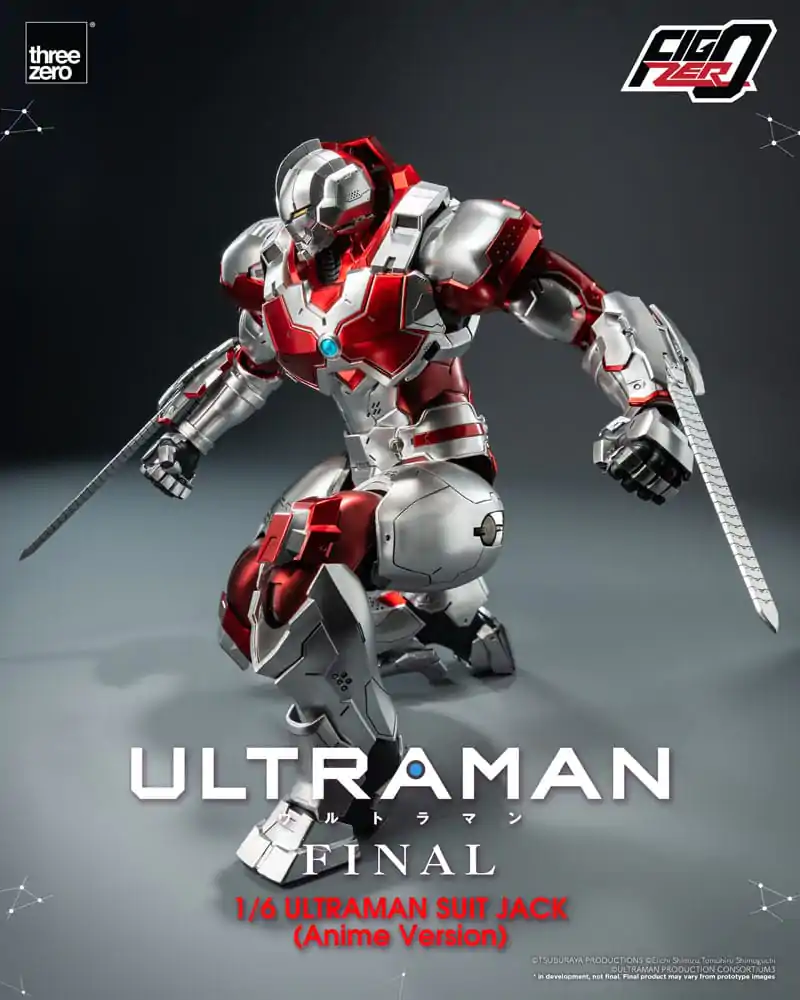 Ultraman Final FigZero akciófigura 1/6 Ultraman Suit Jack Anime Version 35 cm termékfotó