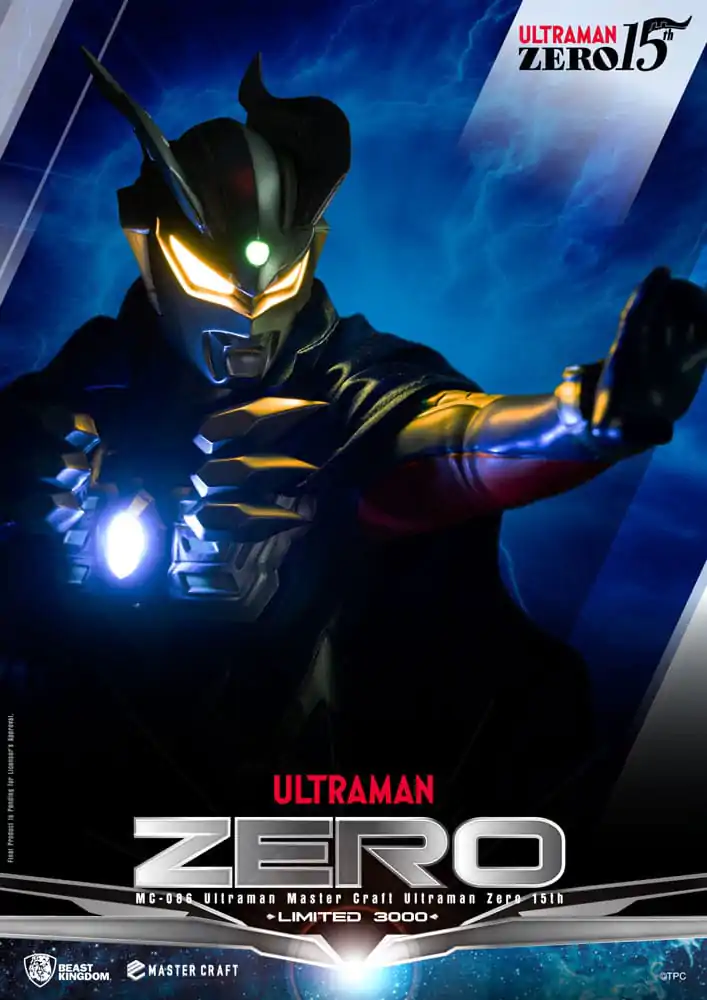 Ultraman Master Craft Ultraman Zero 15th szobor figura 41 cm termékfotó
