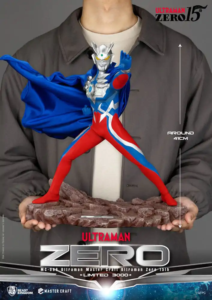 Ultraman Master Craft Ultraman Zero 15th szobor figura 41 cm termékfotó