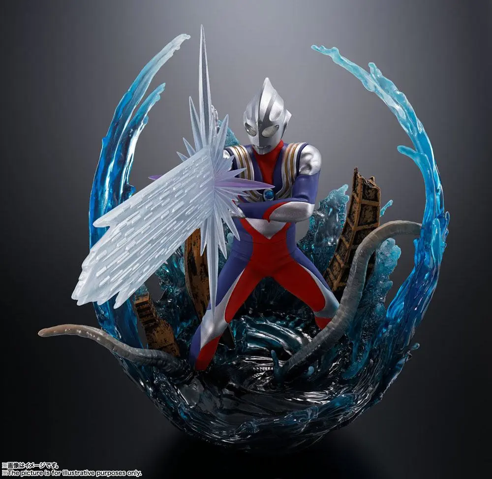 Ultraman Tiga FiguartsZERO Ultraman Tiga Multi Type PVC szobor figura 22 cm termékfotó