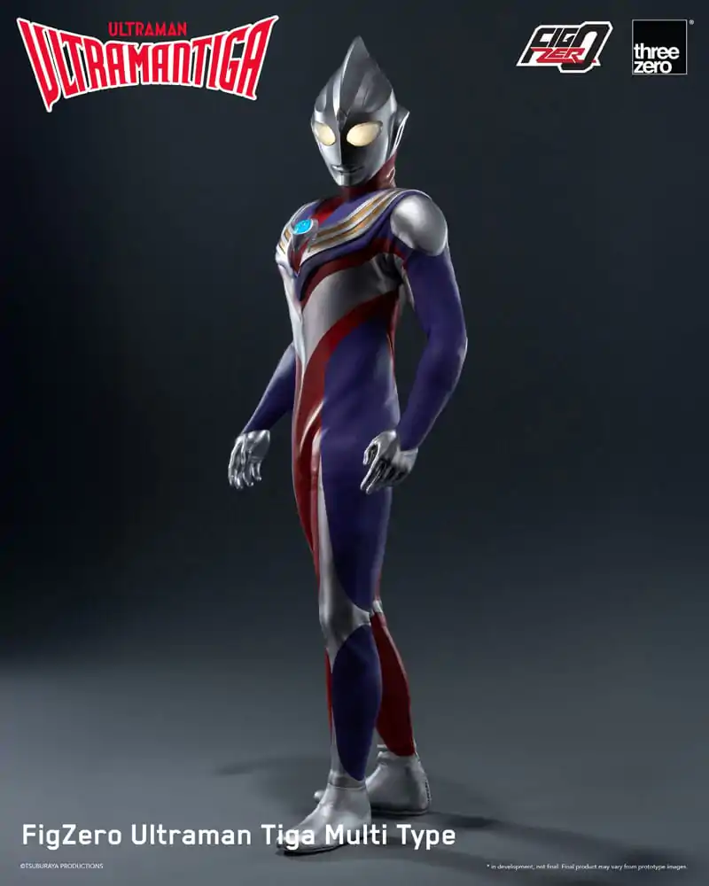 Ultraman Tiga FigZero akciófigura 1/6 Ultraman Tiga Multi Type 32 cm termékfotó