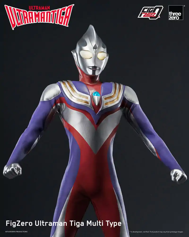 Ultraman Tiga FigZero akciófigura 1/6 Ultraman Tiga Multi Type 32 cm termékfotó