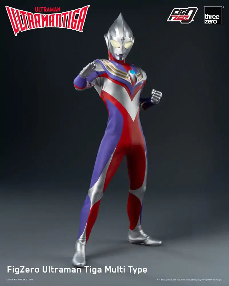 Ultraman Tiga FigZero akciófigura 1/6 Ultraman Tiga Multi Type 32 cm termékfotó