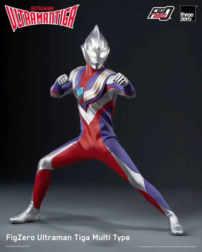 Ultraman Tiga FigZero akciófigura 1/6 Ultraman Tiga Multi Type 32 cm termékfotó