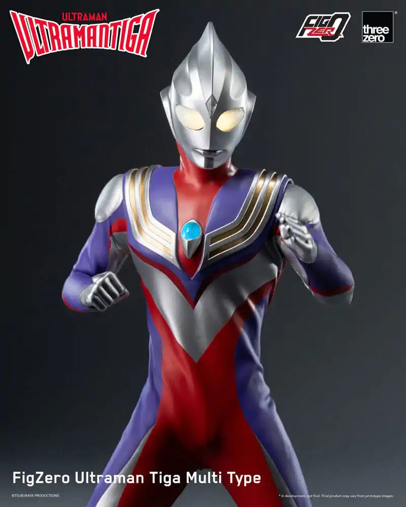 Ultraman Tiga FigZero akciófigura 1/6 Ultraman Tiga Multi Type 32 cm termékfotó