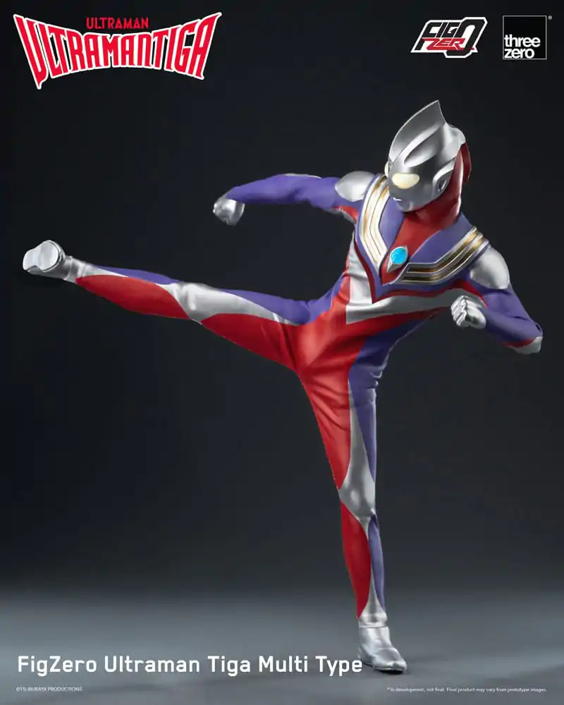 Ultraman Tiga FigZero akciófigura 1/6 Ultraman Tiga Multi Type 32 cm termékfotó