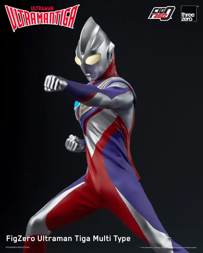 Ultraman Tiga FigZero akciófigura 1/6 Ultraman Tiga Multi Type 32 cm termékfotó