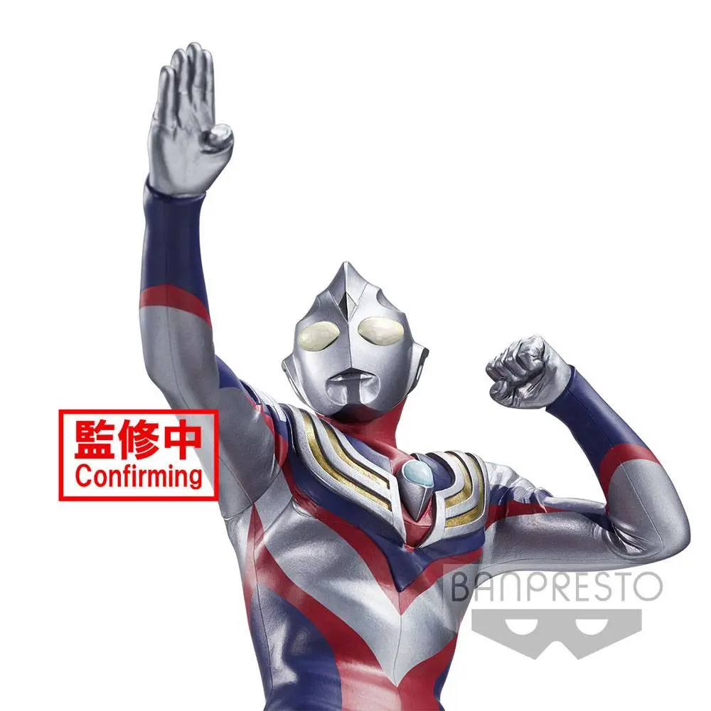 Ultraman Tiga Hero's Brave PVC szobor figura Ultraman Tiga Day &amp; Night Special Ver. 18 cm termékfotó