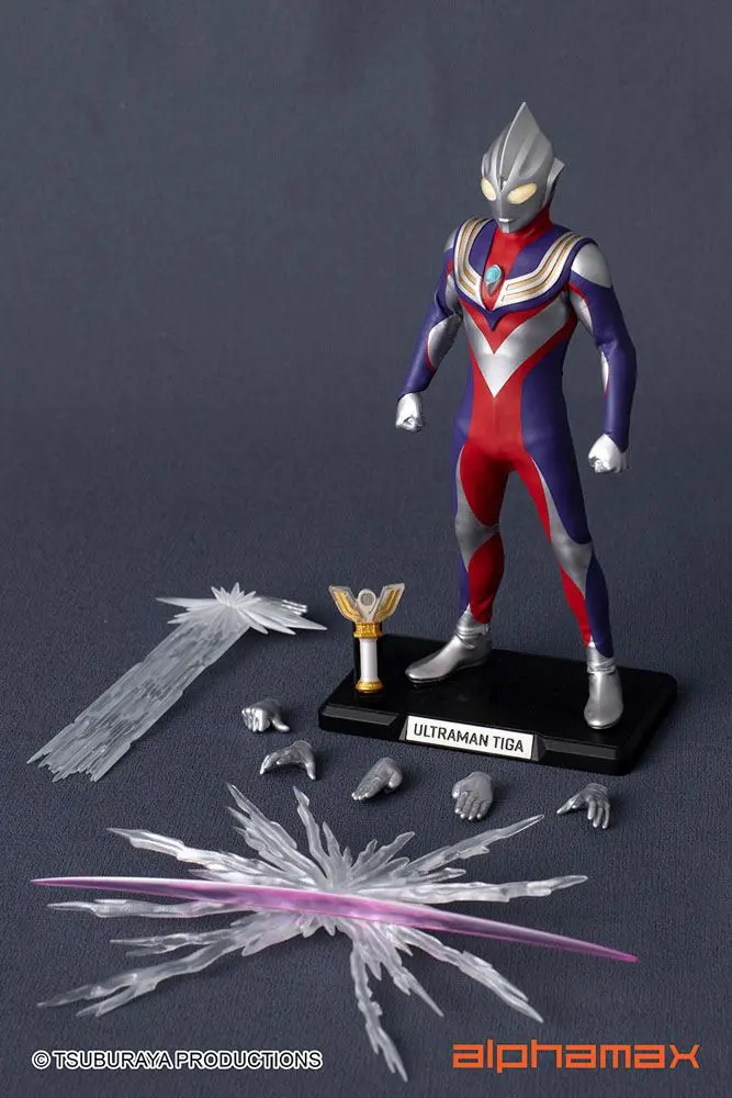 Ultraman Tiga Light-Up Tiga akciófigura 16 cm termékfotó