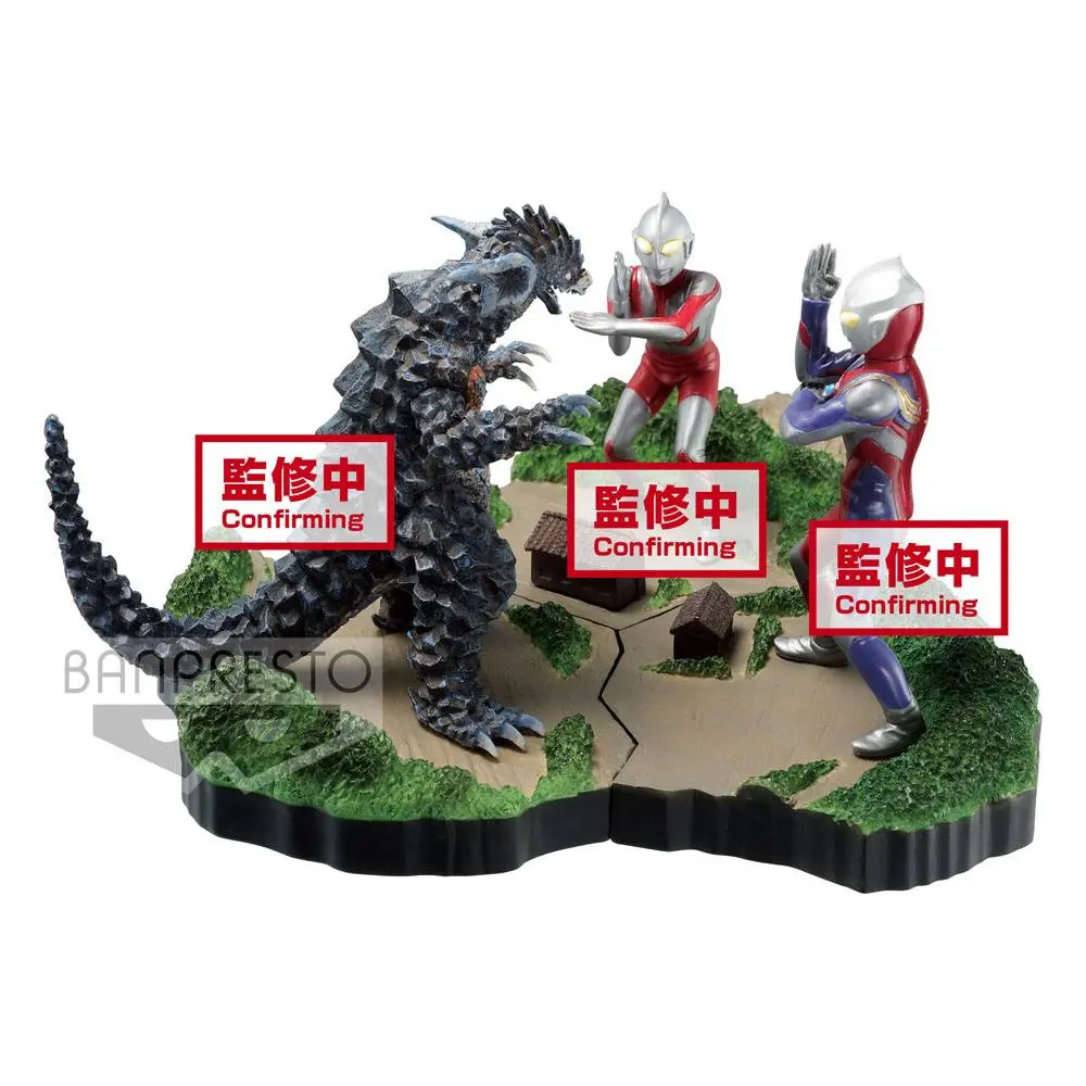 Ultraman Tiga Special Effects Stagement #49 The Ultra Star PVC szobor figura Ultraman 6 cm termékfotó