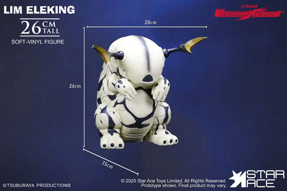 Ultraman Ultra-Kaiju Soft Vinyl Lim Eleking szobor figura 26 cm  termékfotó