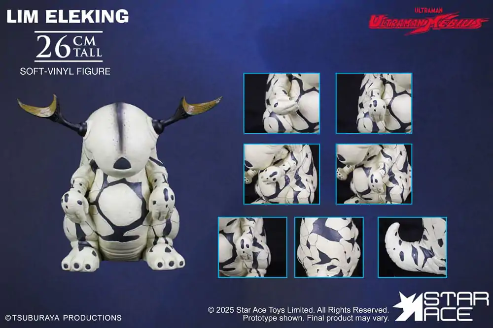 Ultraman Ultra-Kaiju Soft Vinyl Lim Eleking szobor figura 26 cm  termékfotó
