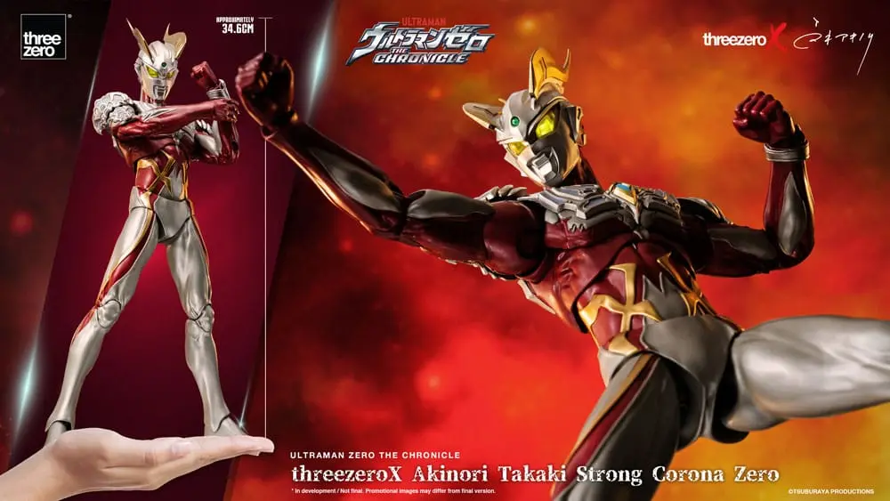 Ultraman Zero: The Chronicle 1/6 Strong Corona Zero by Akinori Takaki akciófigura 40 cm termékfotó