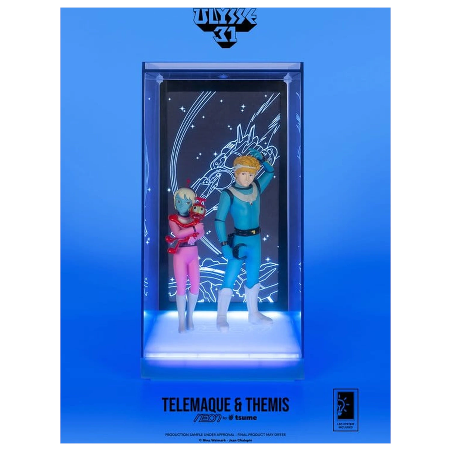Ulysse 31 Neon figura 1/9 Telemachus & Themis 20 cm termékfotó
