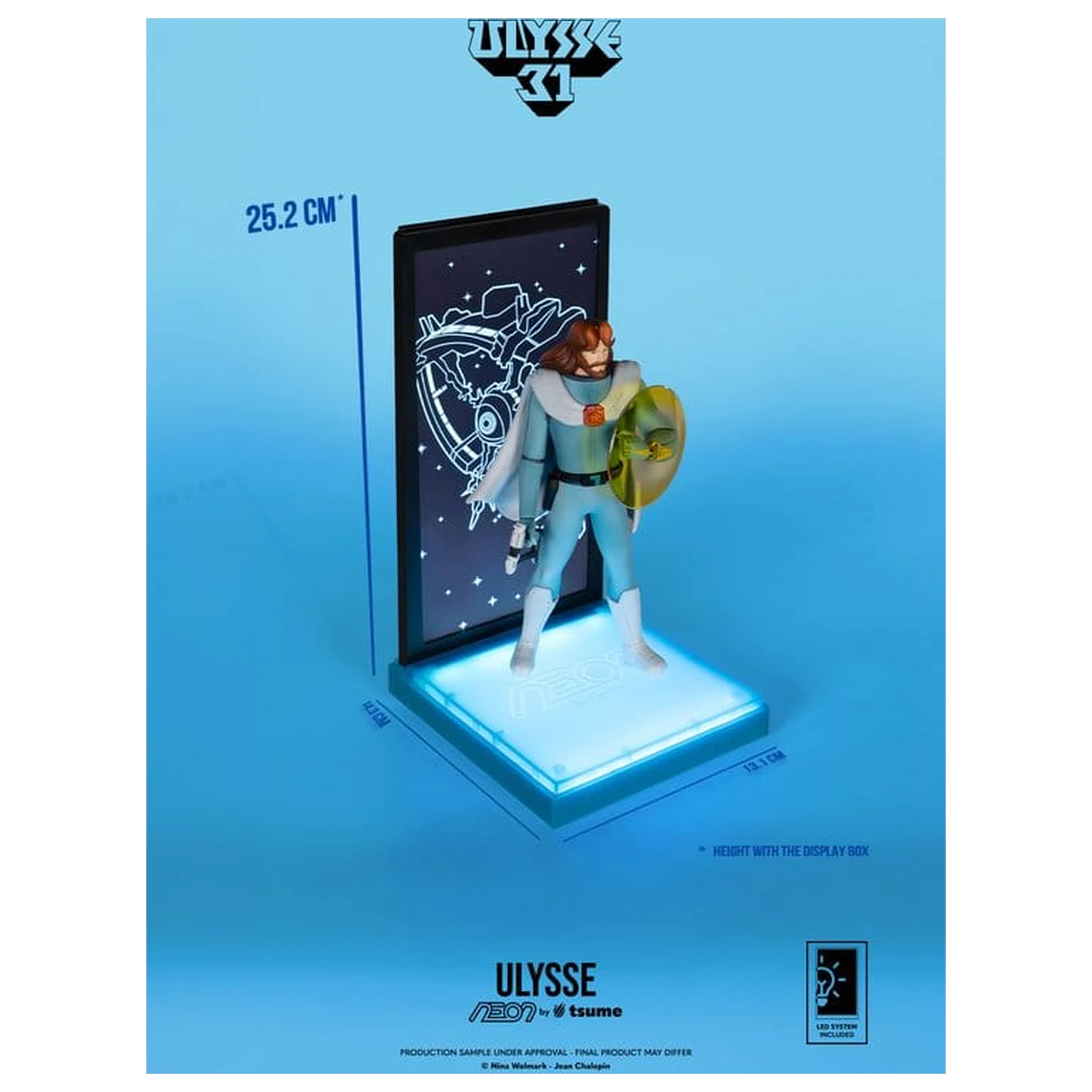 Ulysse 31 Neon figura 1/9 Ulysse 20 cm termékfotó