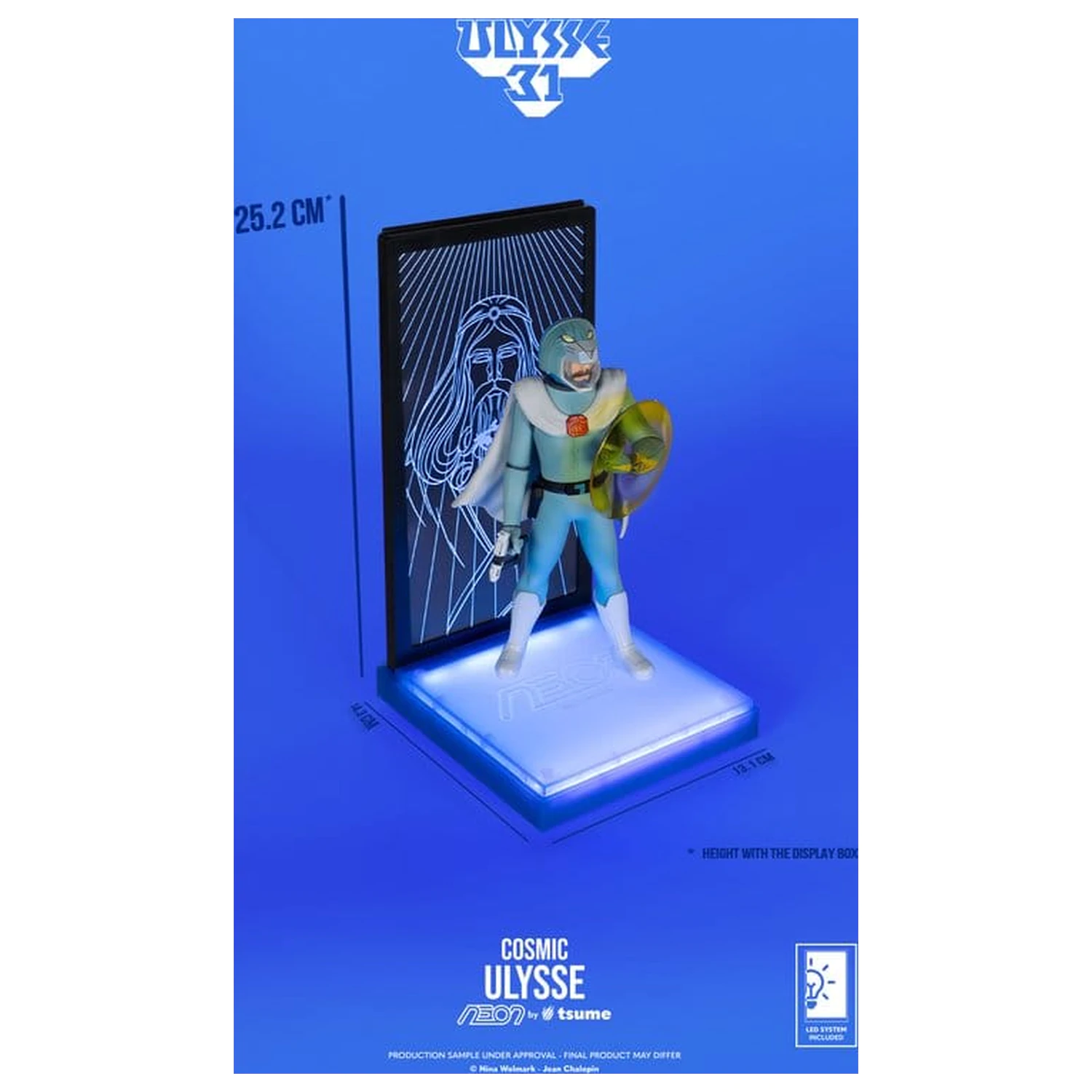 Ulysse 31 Neon figura 1/9 Ulysse Cosmic Version 20 cm termékfotó