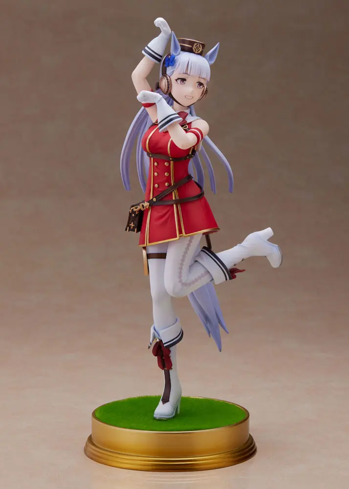 Uma Musume Pretty Derby 1/7 Gold Ship First-Place Pose! PVC szobor figura 27 cm termékfotó
