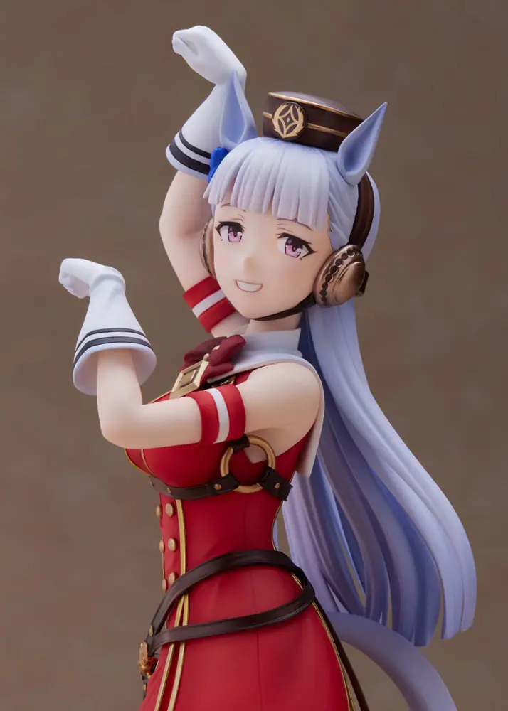 Uma Musume Pretty Derby 1/7 Gold Ship First-Place Pose! PVC szobor figura 27 cm termékfotó