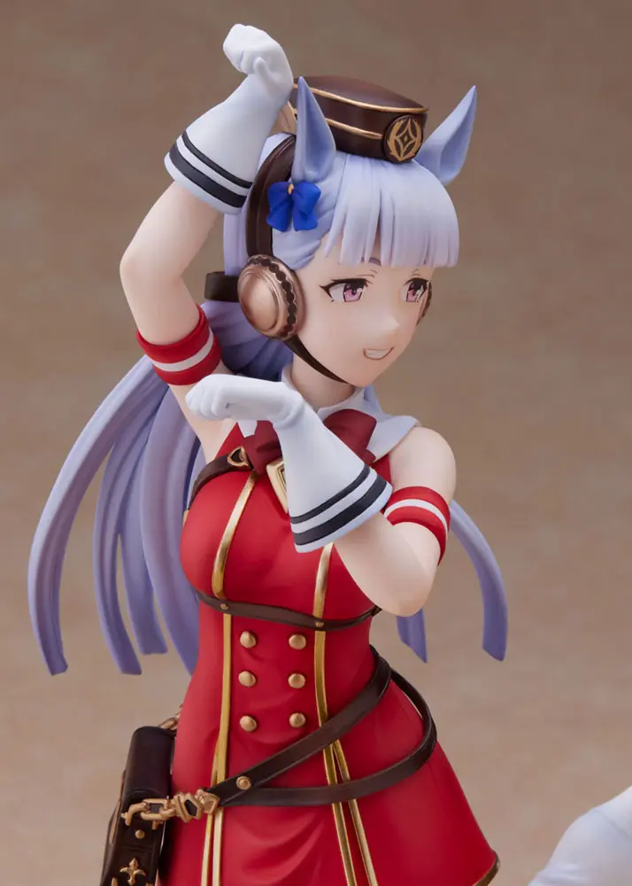 Uma Musume Pretty Derby 1/7 Gold Ship First-Place Pose! PVC szobor figura 27 cm termékfotó