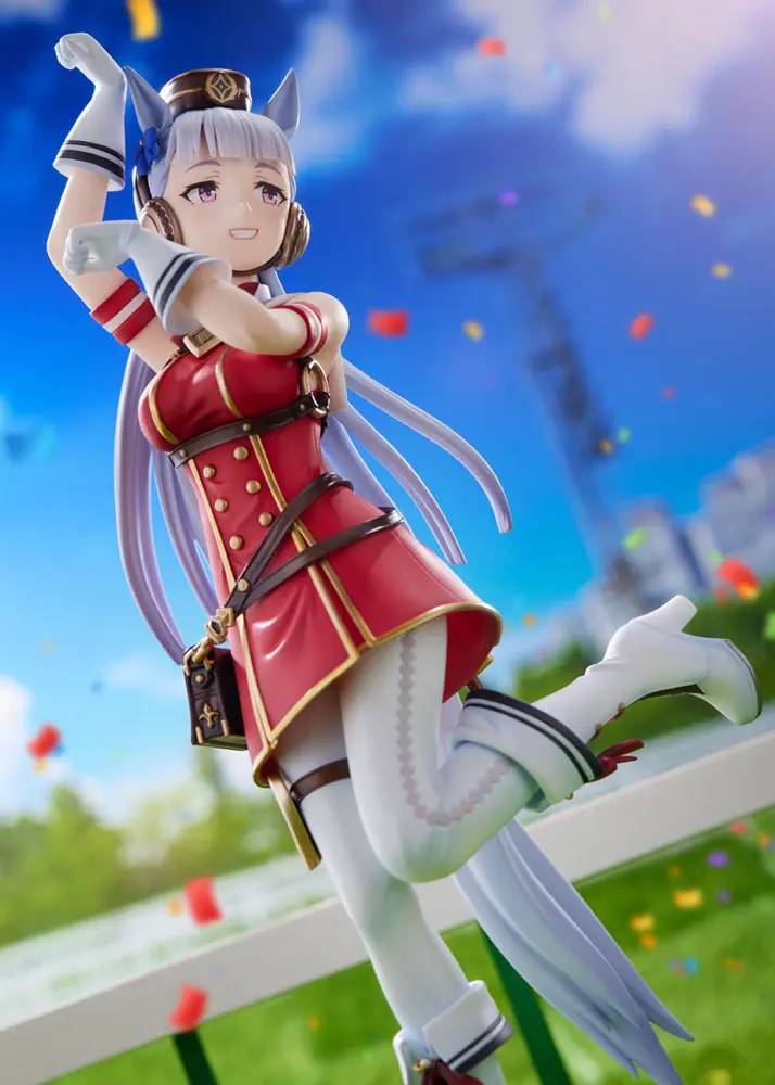 Uma Musume Pretty Derby 1/7 Gold Ship First-Place Pose! PVC szobor figura 27 cm termékfotó