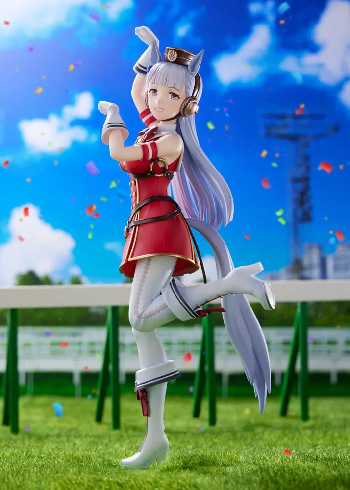 Uma Musume Pretty Derby 1/7 Gold Ship First-Place Pose! PVC szobor figura 27 cm termékfotó