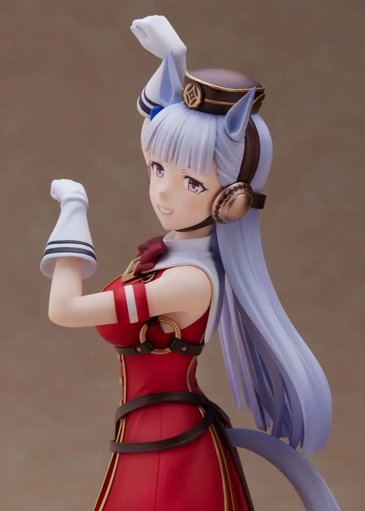 Uma Musume Pretty Derby 1/7 Gold Ship First-Place Pose! PVC szobor figura 27 cm termékfotó