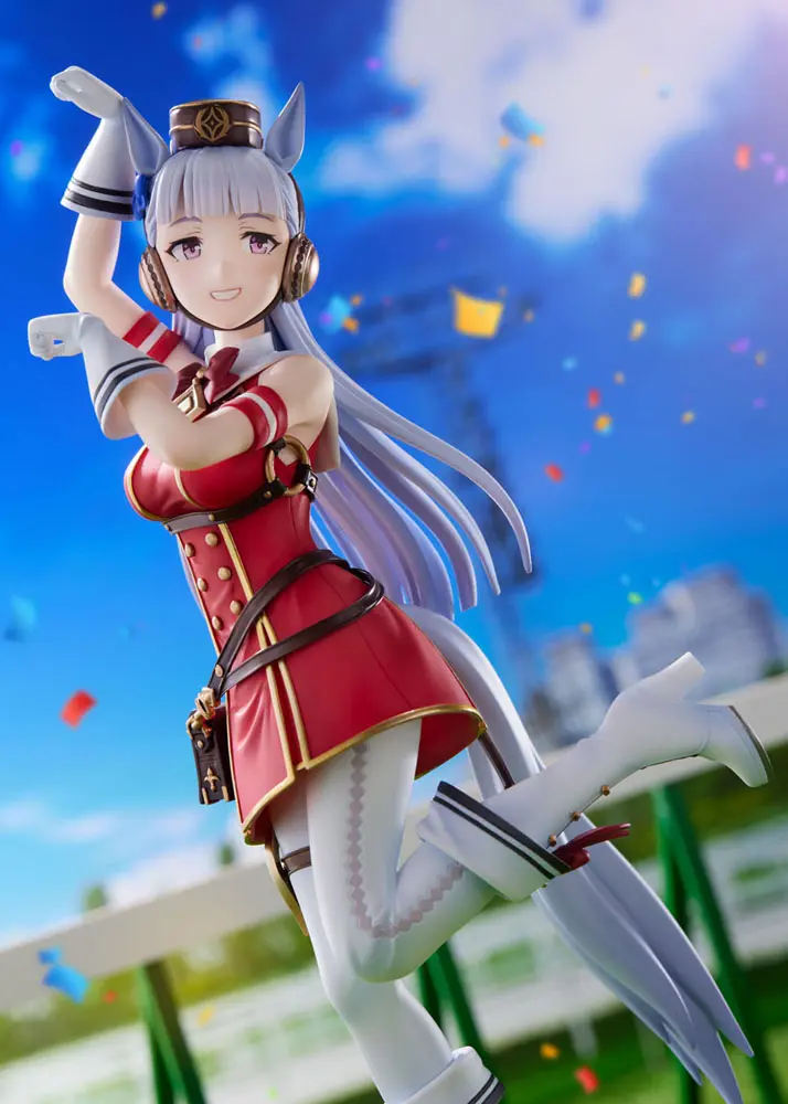 Uma Musume Pretty Derby 1/7 Gold Ship First-Place Pose! PVC szobor figura 27 cm termékfotó
