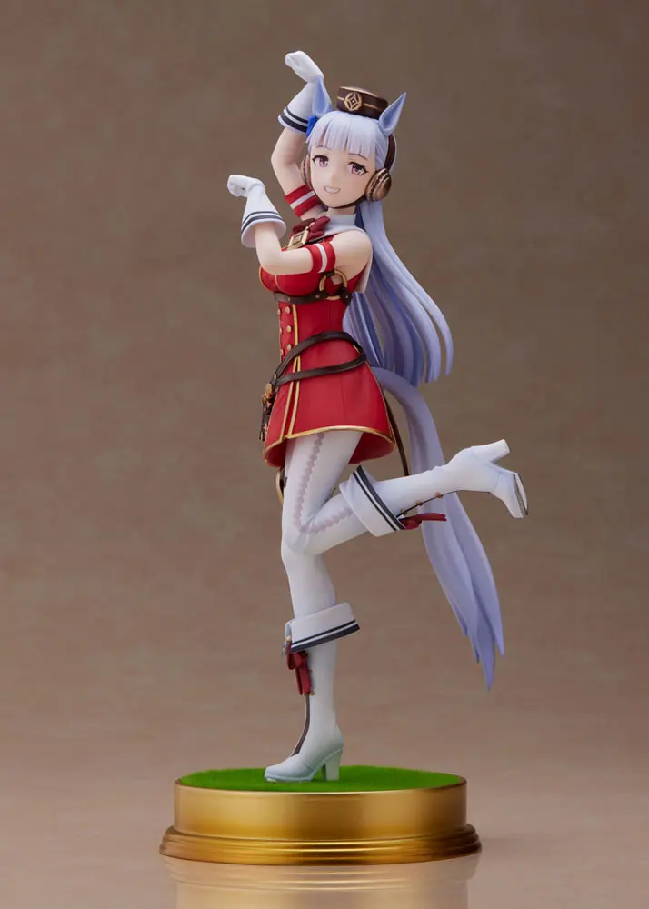 Uma Musume Pretty Derby 1/7 Gold Ship First-Place Pose! PVC szobor figura 27 cm termékfotó