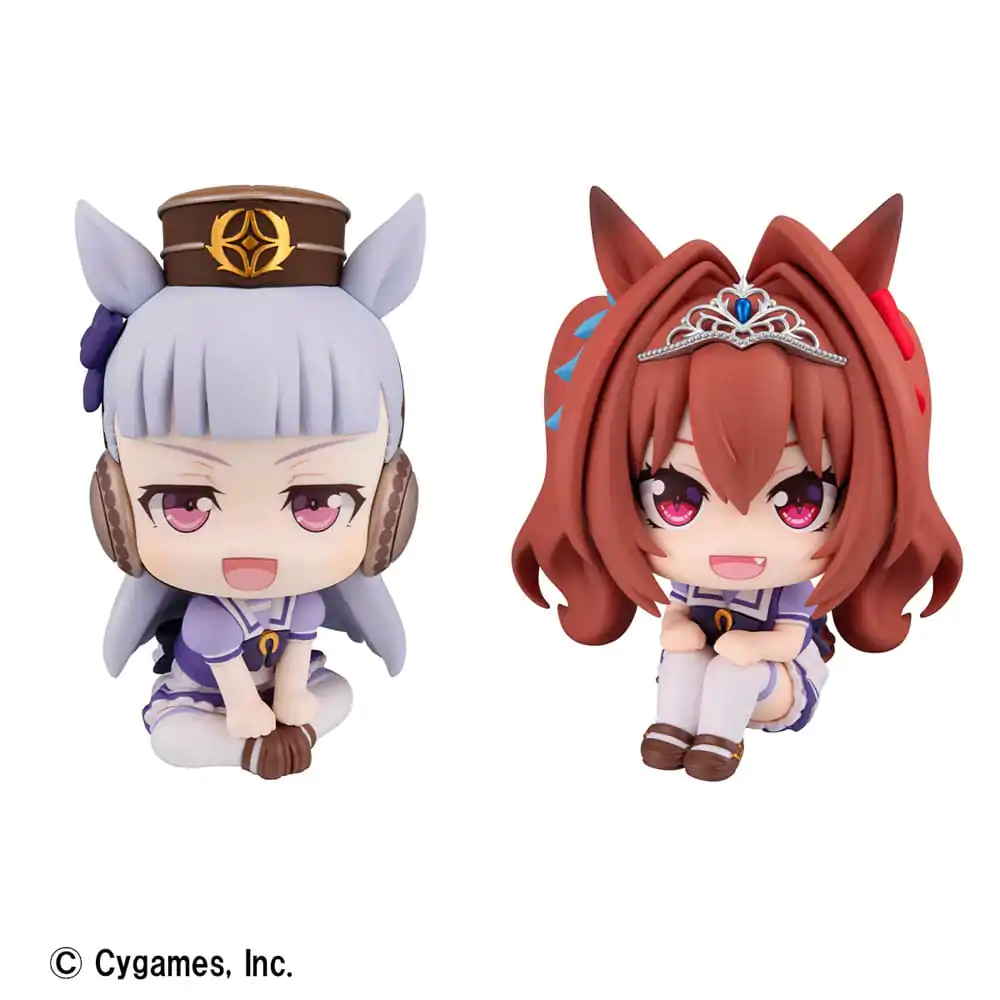 Uma Musume Pretty Derby Look Up Gold Ship &amp; Daiwa Scarlet PVC szobor figurák 11 cm (with gift) termékfotó