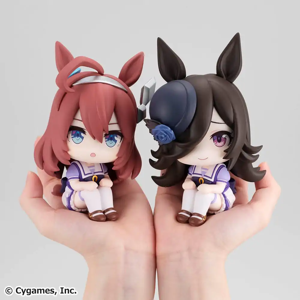 Uma Musume Pretty Derby Look Up Mihono Bourbon &amp; Rice Shower PVC szobor figura 11 cm (with gift) termékfotó