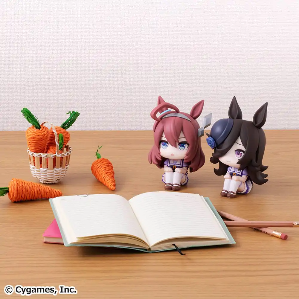 Uma Musume Pretty Derby Look Up Mihono Bourbon &amp; Rice Shower PVC szobor figura 11 cm (with gift) termékfotó