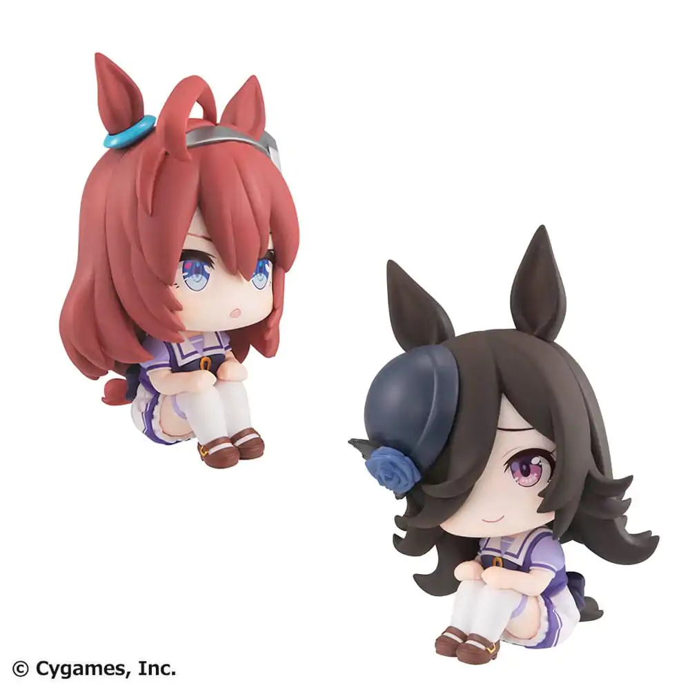 Uma Musume Pretty Derby Look Up Mihono Bourbon &amp; Rice Shower PVC szobor figura 11 cm (with gift) termékfotó