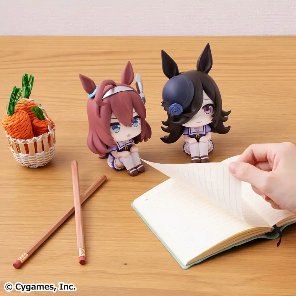 Uma Musume Pretty Derby Look Up Mihono Bourbon &amp; Rice Shower PVC szobor figura 11 cm (with gift) termékfotó