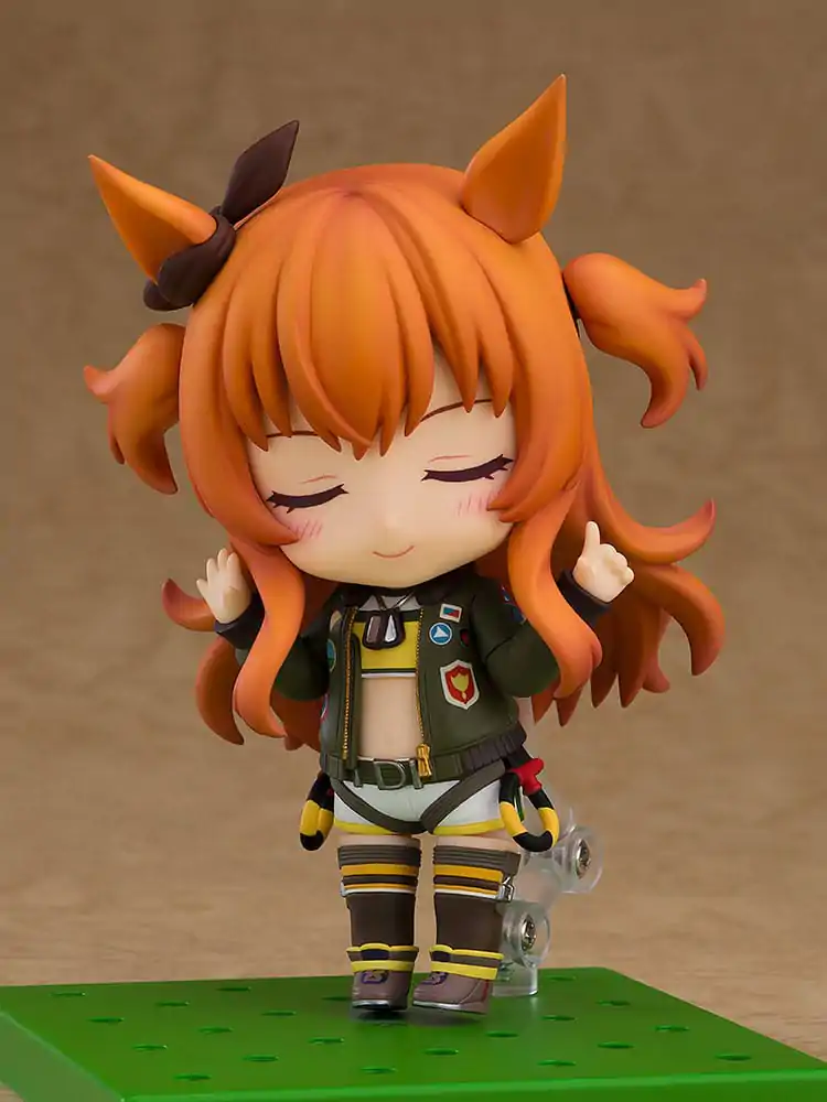 Uma Musume Pretty Derby Nendoroid akciófigura Mayano Top Gun 10 cm termékfotó